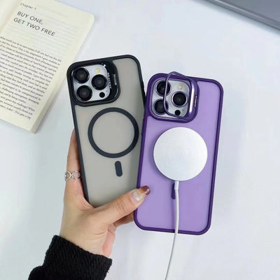 Lens Frame Invisible Bracket With Magnetic Suction For iPhone 16 - MyMobile