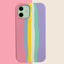 Liquid Silicone Bag Pc Rainbow Mobile Phone Case For iPhone 11, 12, 13 - MyMobile