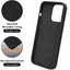 Liquid Silicone Case Cover for iPhone 15 Black - MyMobile