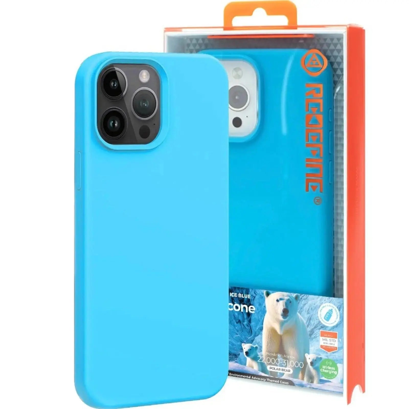 Liquid Silicone Case Cover for iPhone 15 Plus Blue - MyMobile