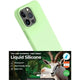 Liquid Silicone Case Cover for iPhone 15 Plus Green