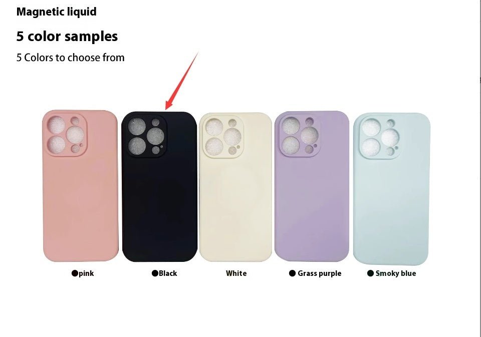 Liquid Silicone Magnetic Phone Case For iPhone 15 - MyMobile