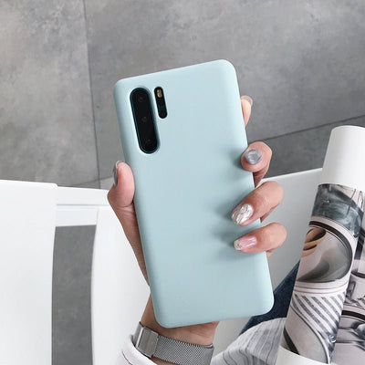 Liquid Silicone Mobile Phone Case Protective Cover Drop For Huawei P30 - MyMobile