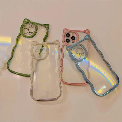 Love Plated Cat Ear Mobile Phone Case - MyMobile