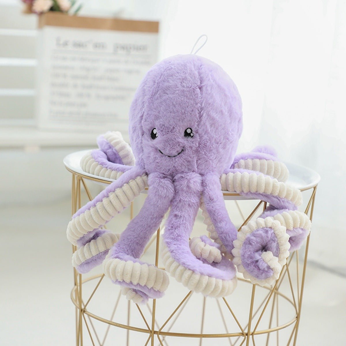 Lovely Simulation Octopus Pendant Plush Stuffed Toy Soft Animal Home Accessories Cute Doll Children Gifts - MyMobile