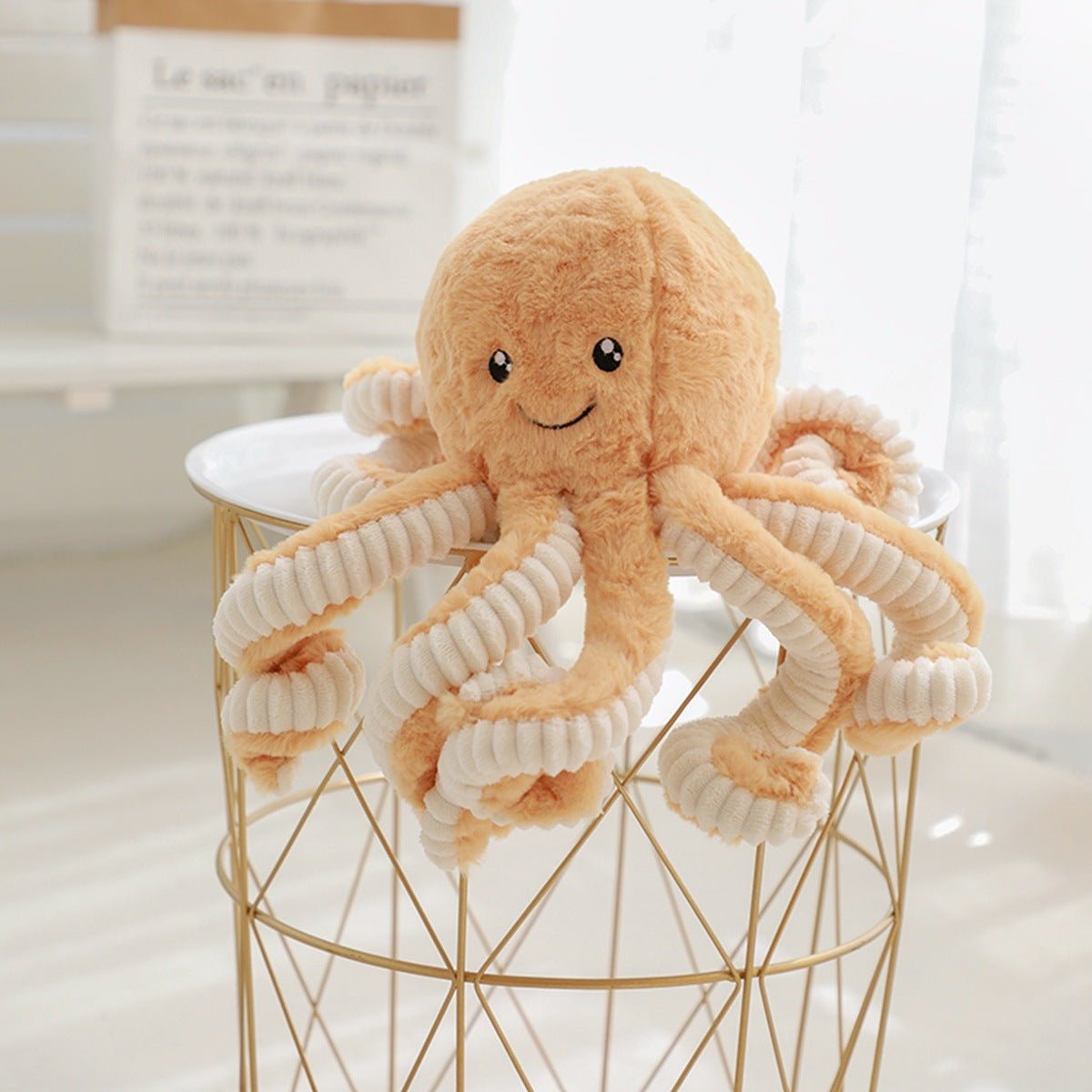 Lovely Simulation Octopus Pendant Plush Stuffed Toy Soft Animal Home Accessories Cute Doll Children Gifts - MyMobile