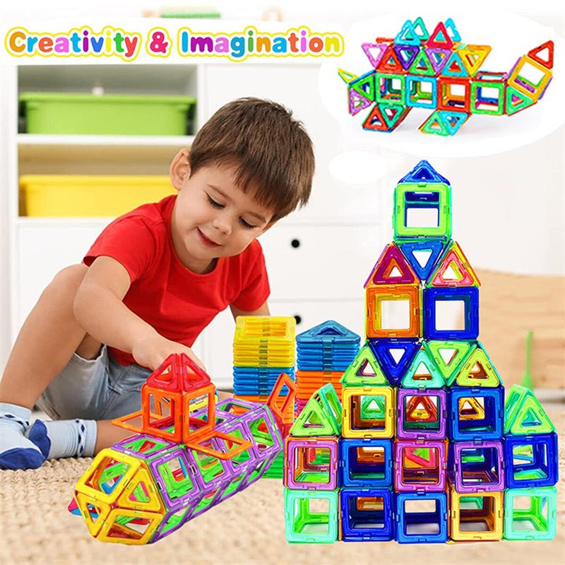 Magnetic Building Blocks DIY Magnets Toys For Kids Children Toys - MyMobile