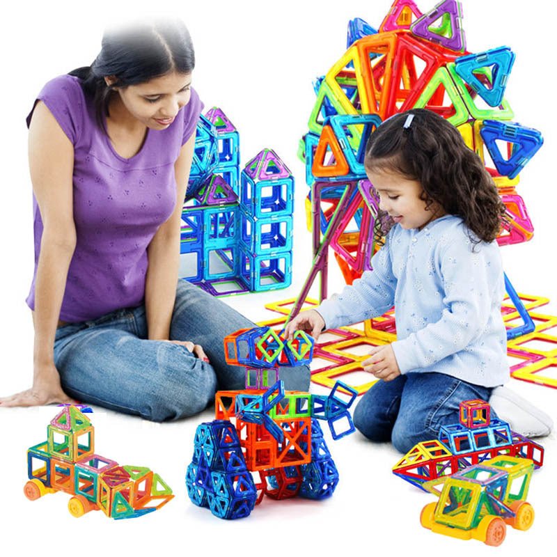 Magnetic Building Blocks DIY Magnets Toys For Kids Children Toys - MyMobile