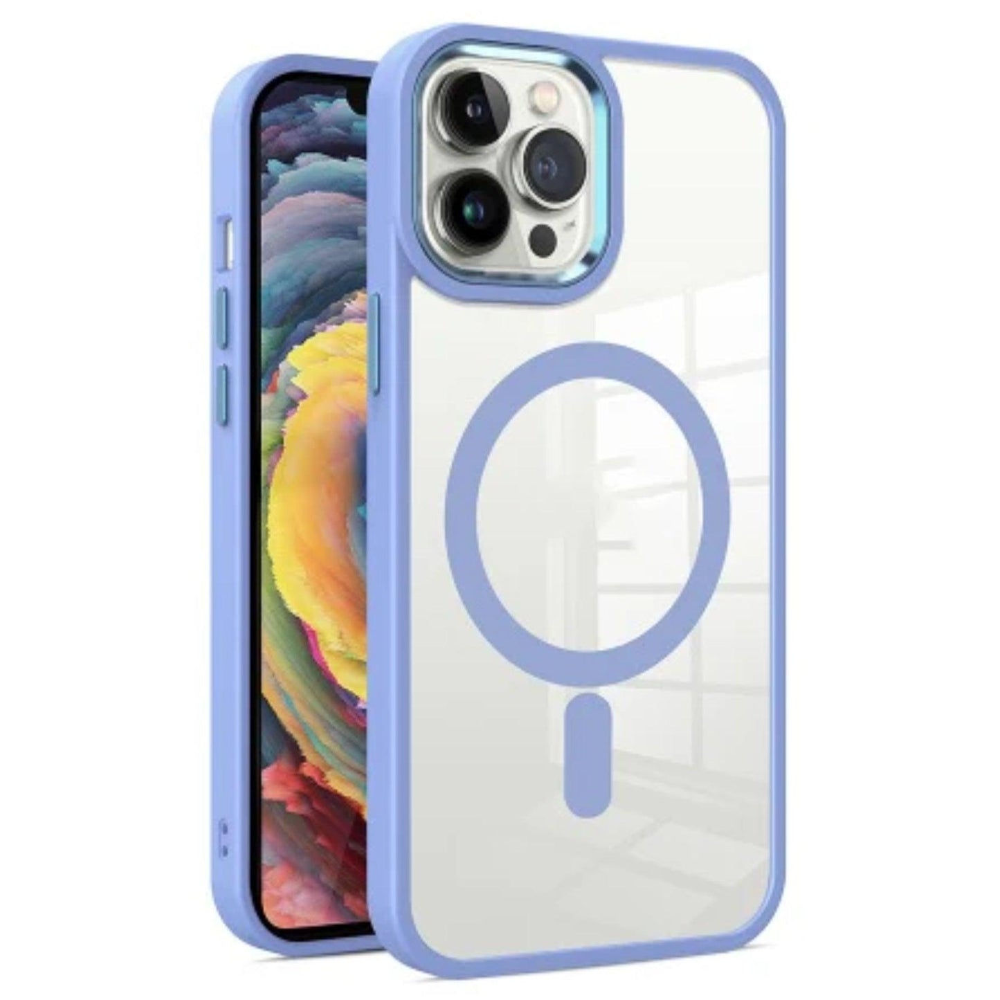 Magnetic Case Transparent Phone Case Protective Cover For iPhone 11, 12, 13, 14 - MyMobile