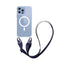 Magnetic One - piece Lanyard Crossbody Shoulder Transparent Phone Case FOr iPhone 15 - MyMobile