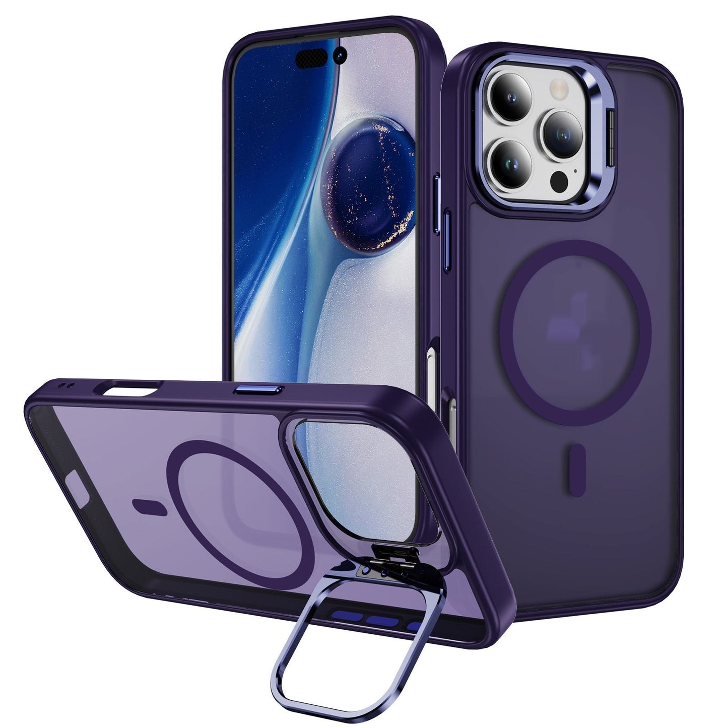 Magnetic Phone Case Lens Bracket Phone Case For iPhone 16 - MyMobile