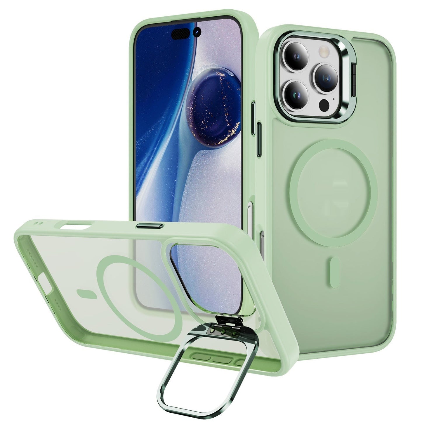 Magnetic Phone Case Lens Bracket Phone Case For iPhone 16 - MyMobile