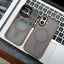 Magnetic Phone Case Semi - transparent Skin - friendly Frosted Titanium Gold Original Shell For iPhone 16 - MyMobile