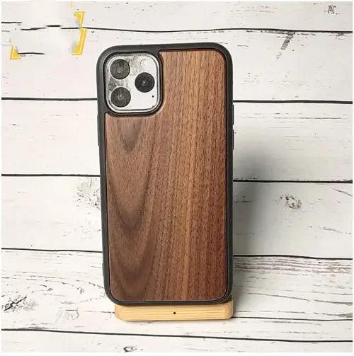 Magnetic Wooden Shatterproof Mobile Phone Case - MyMobile