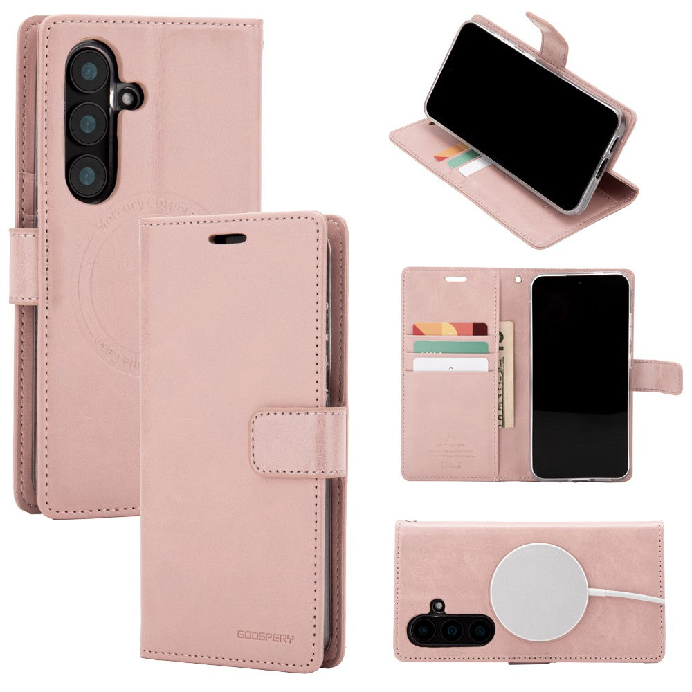 Mercury Blue Moon Diary Case With Magnetic Ring for Samsung Galaxy S25 FE