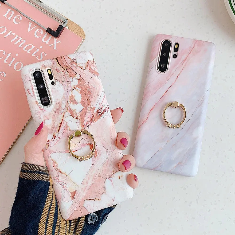 Marble stand phone case FOr Huawei P40 - MyMobile