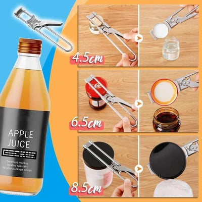 Master Opener Multifunctional Adjustable Stainless Steel Bottle Can Opener Jar Bottle Opener Lid Gripper Manual Jar Bottle Opener Kitchen Tools - MyMobile