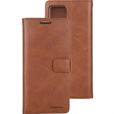 Mercury Bluemoon Diary Case for iPhone 15 Brown - MyMobile