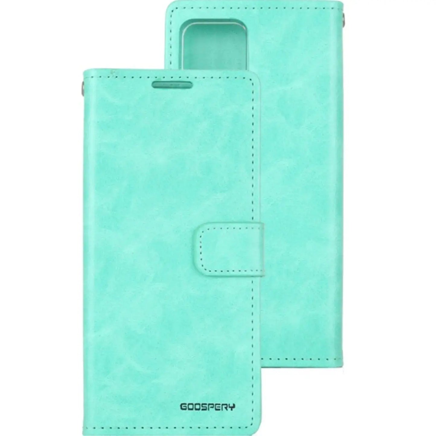 Mercury Bluemoon Diary Case for iPhone 15 Plus Mint - MyMobile