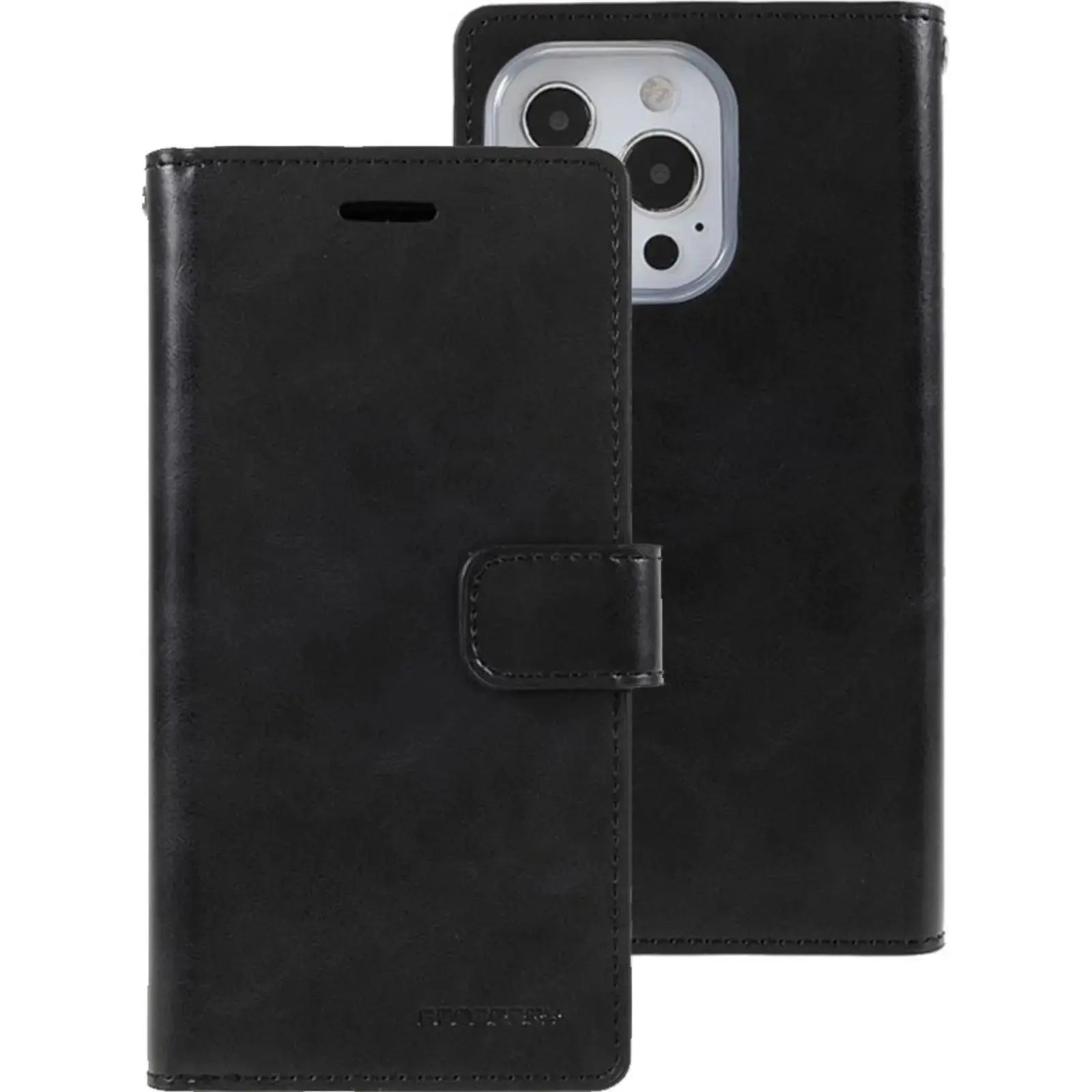 Mercury Mansoor Diary Cover Case for iPhone 15 ( 9 Cards ) - MyMobile