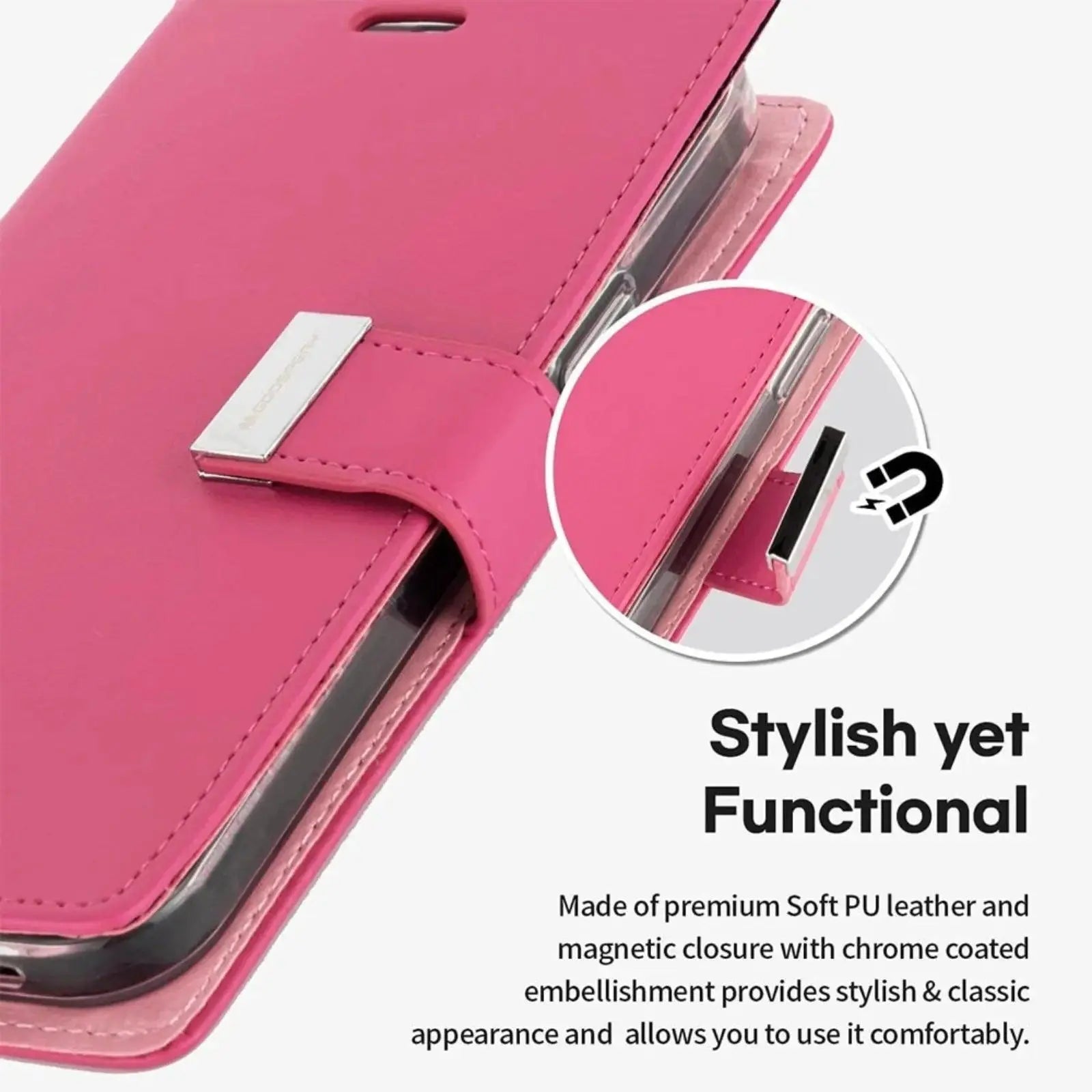 Mercury Rich Diary Case For Iphone 14 Pro - MyMobile