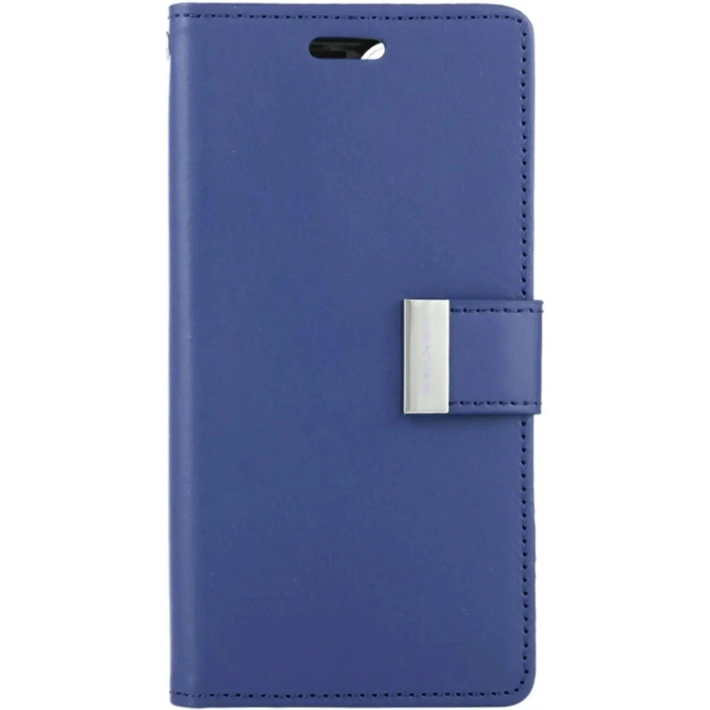 Mercury Rich Diary Case for iPhone 15 Blue - MyMobile