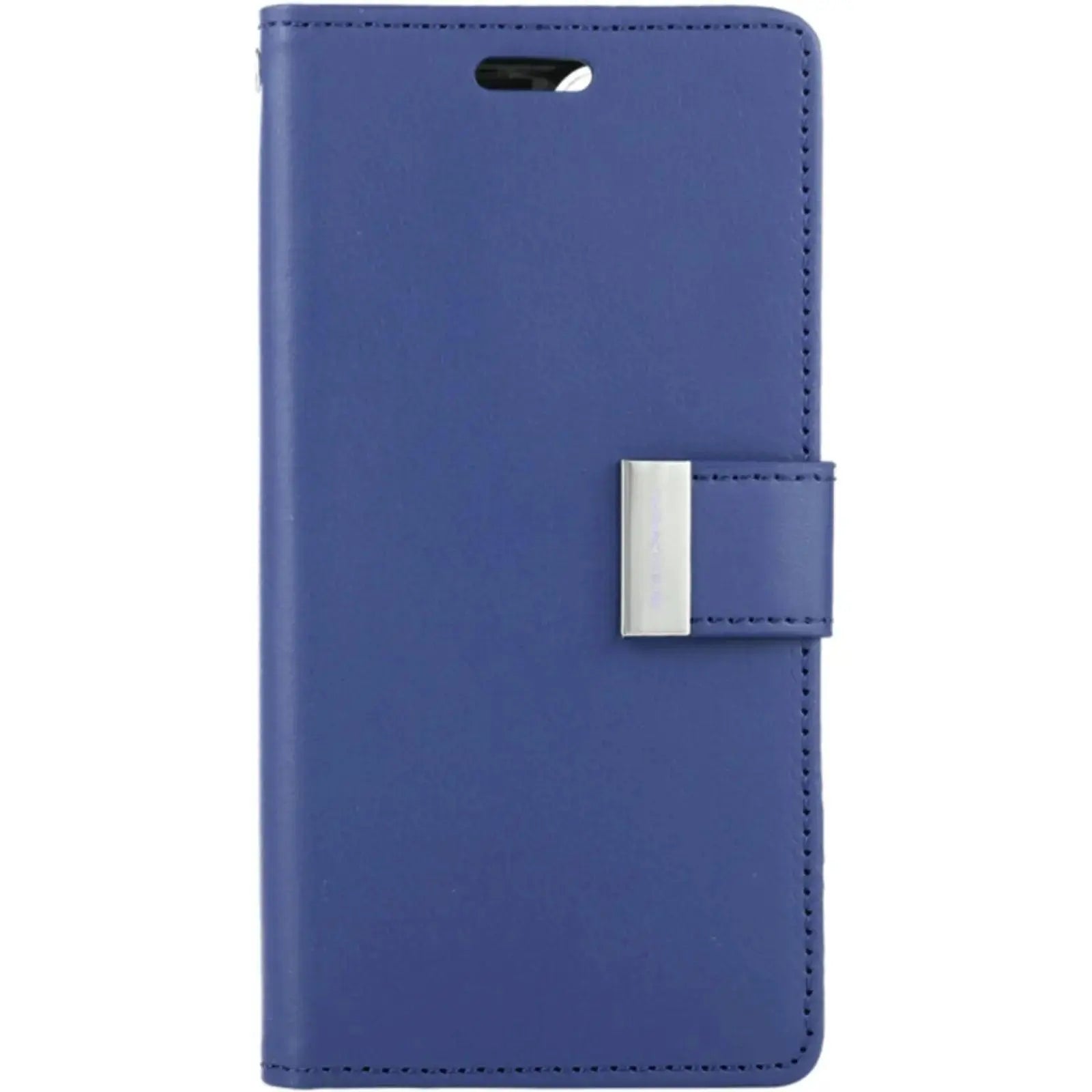 Mercury Rich Diary Case for iPhone 15 Blue - MyMobile