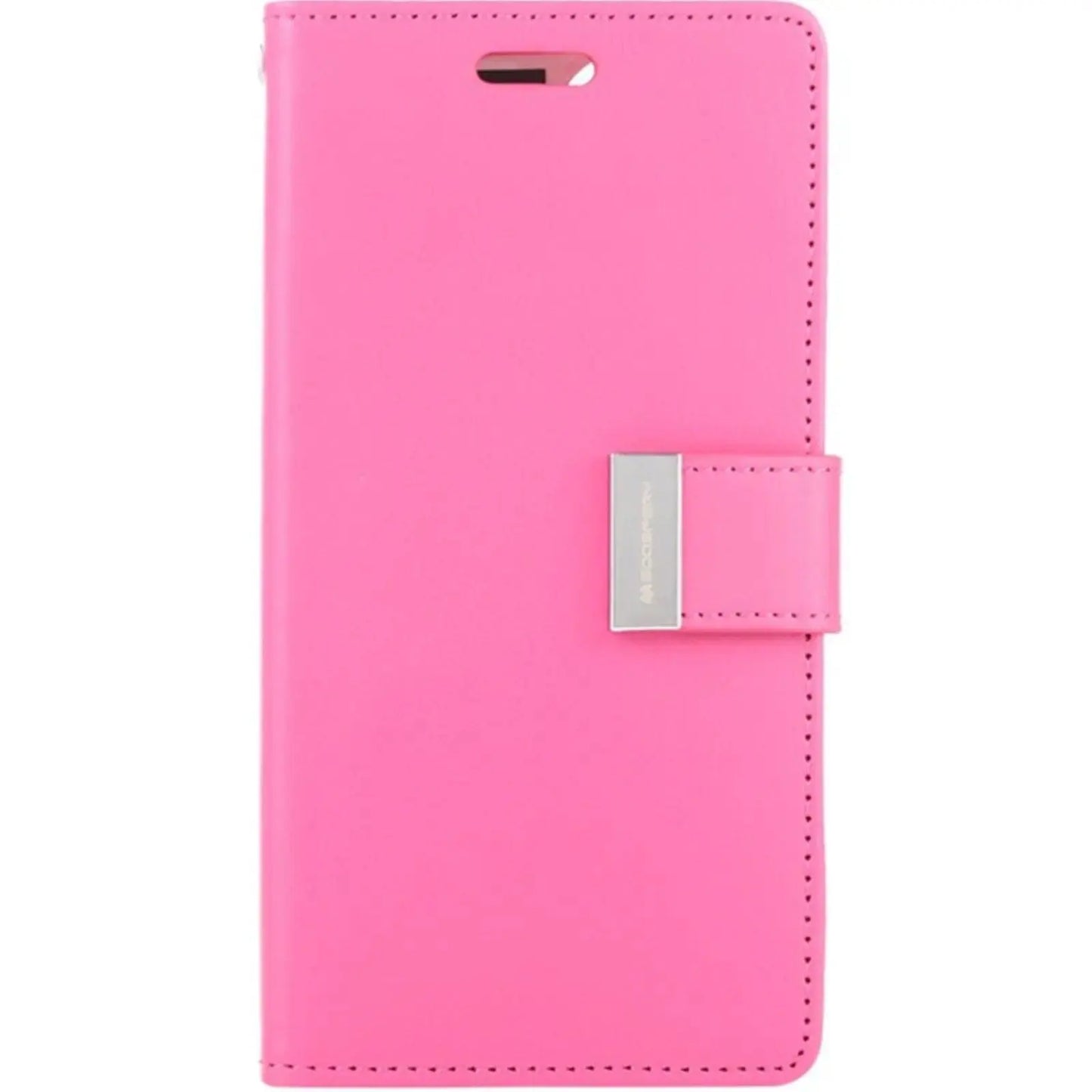 Mercury Rich Diary Case for iPhone 15 Pink - MyMobile