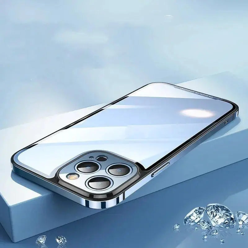 Metal Frame Frosted Mobile Phone Case - MyMobile