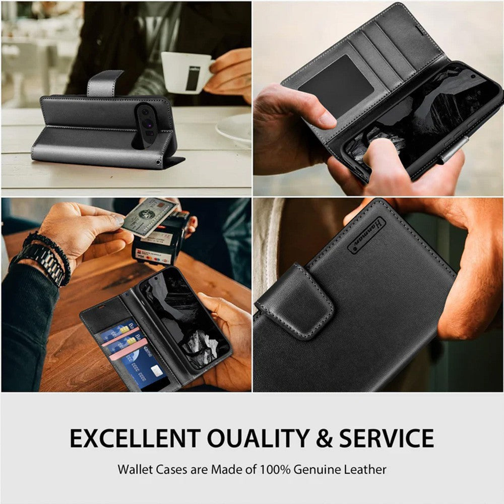 Hanman PU Flip Leather Wallet Case for Google Pixel 10 Pro Fold