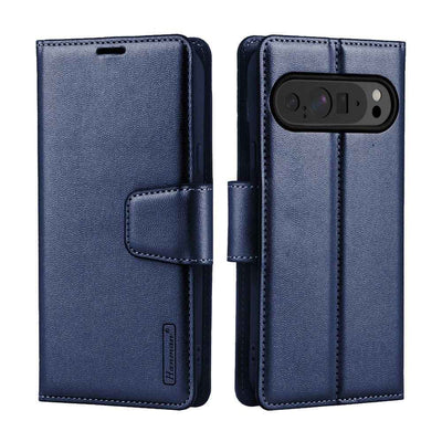 Hanman PU Flip Leather Wallet Case for Google Pixel 10 / 10 Pro