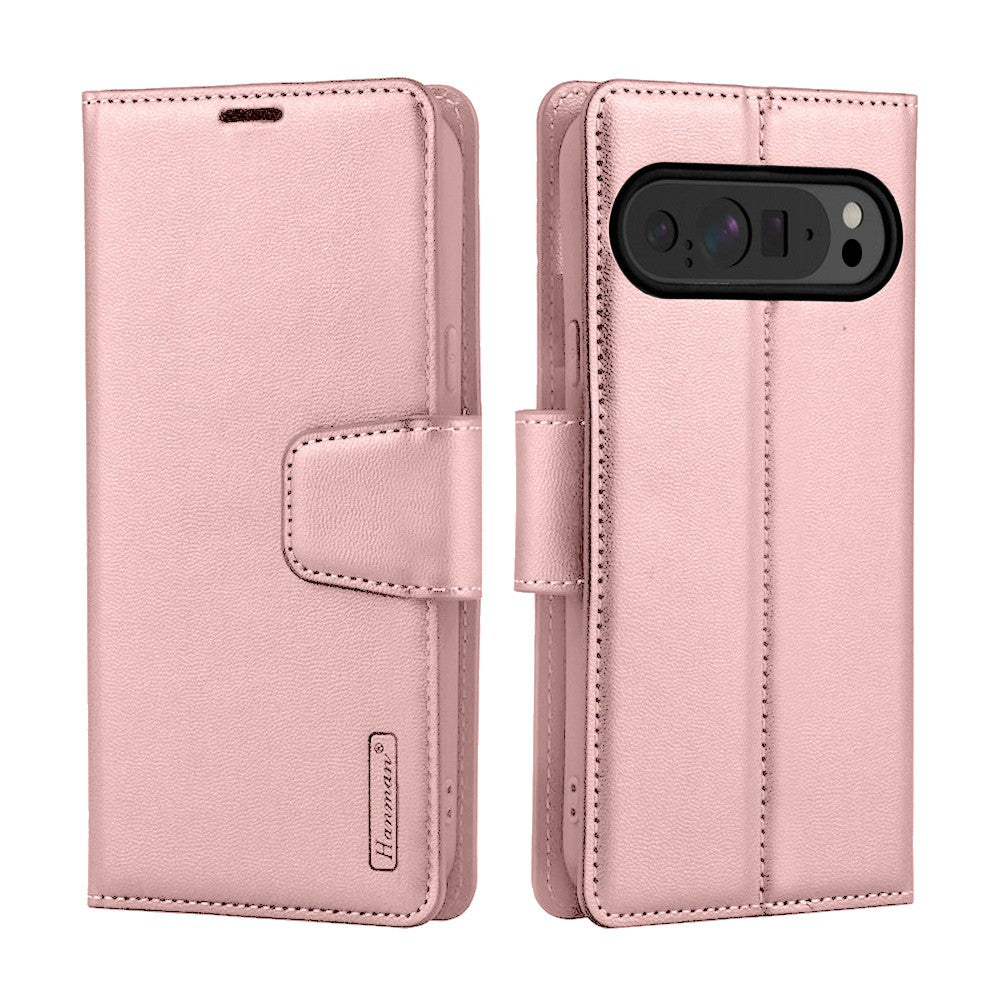 Hanman PU Flip Leather Wallet Case for Google Pixel 10 Pro Fold
