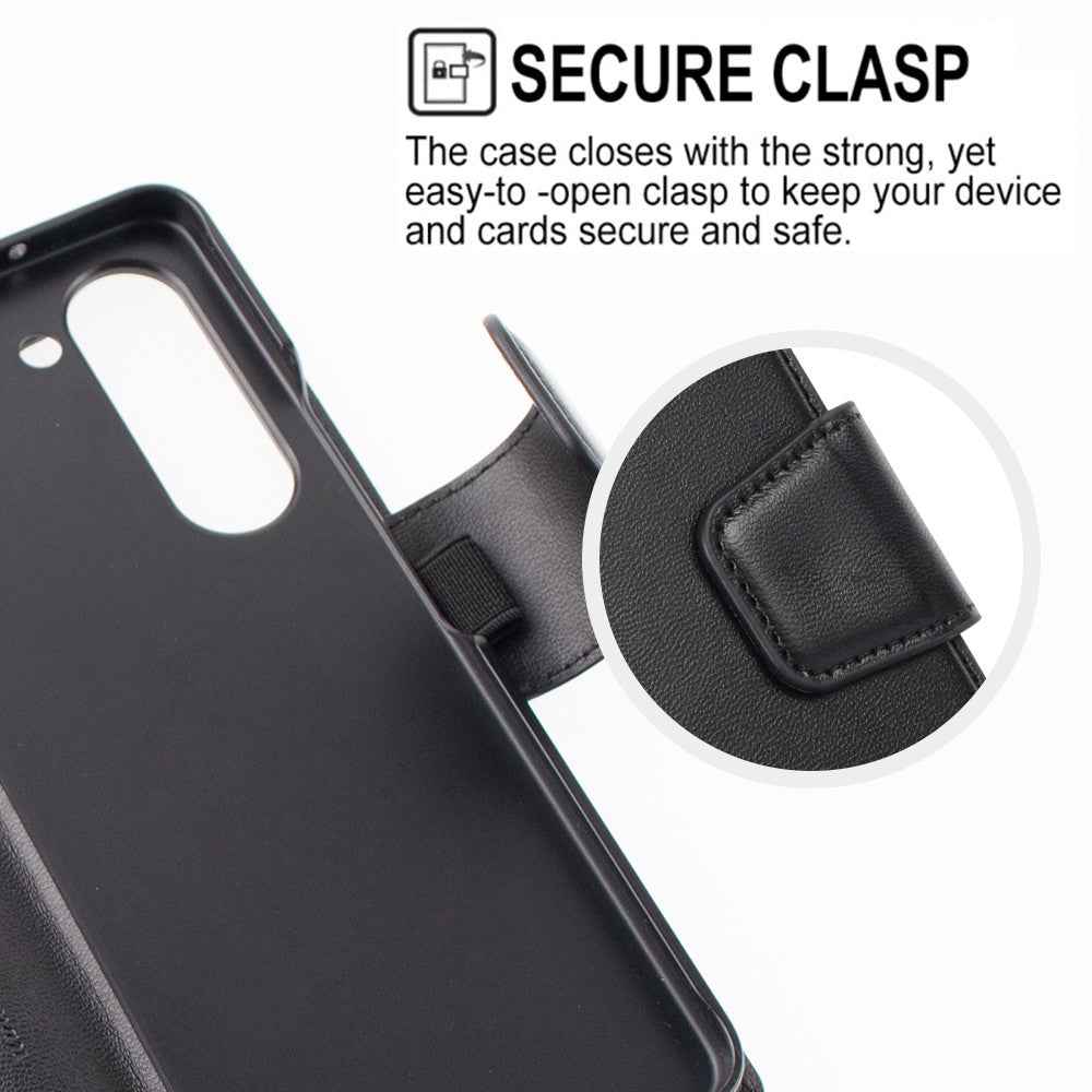 Hanman PU Flip Leather Wallet Case for Samsung Galaxy S25 FE