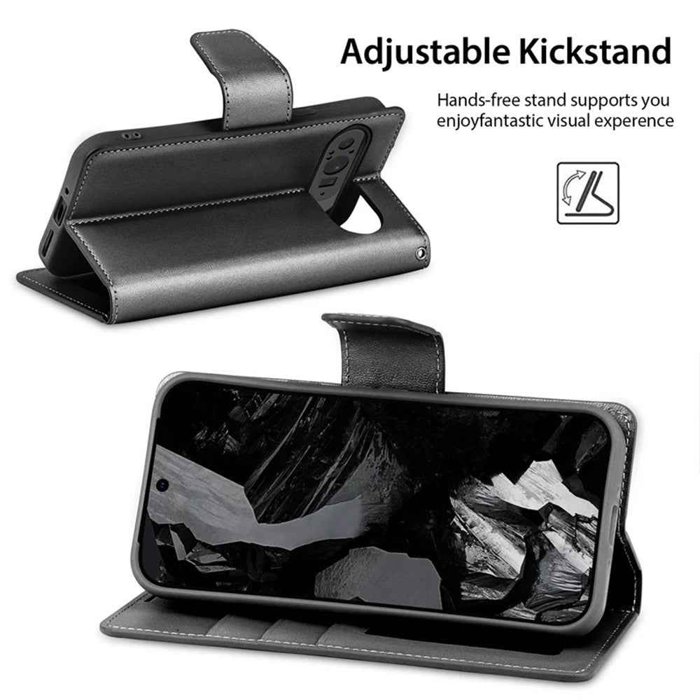 Hanman PU Flip Leather Wallet Case for Google Pixel 9 Pro XL