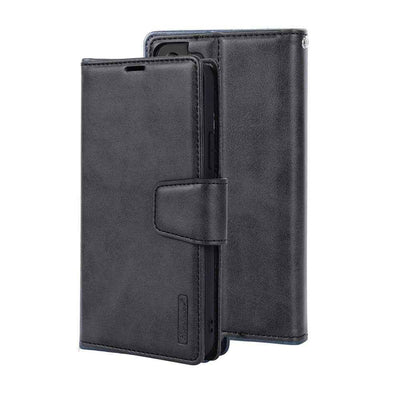 Hanman 2 in 1 Detachable Flip Leather Wallet Case With Magnetic Ring for Samsung Galaxy S26