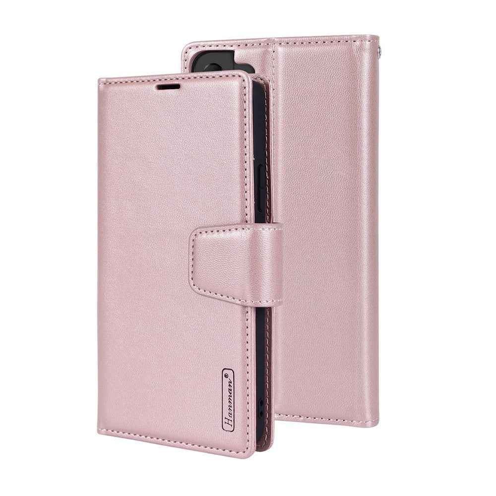 Hanman 2 in 1 Detachable Flip Leather Wallet Case With Magnetic Ring for Samsung Galaxy S26