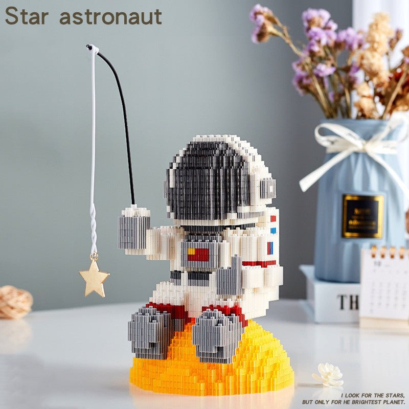 Mini Micro Rocket Building Blocks Space Moon Satellite Astronaut Diamond Bricks Constructor Toys For Children Gifts - MyMobile