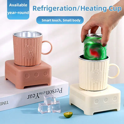 Mini Quick Cooling Cup Beer Beverage Rapid Refrigeration Ice Maker Machine Cold Drink Heating Home Dormitory Food Grade 400ml Kitchen Gadgets - MyMobile