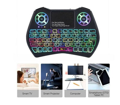 Mini Wireless Keyboard Flying Mouse Keyboard Supports Multi - language Keyboard - MyMobile