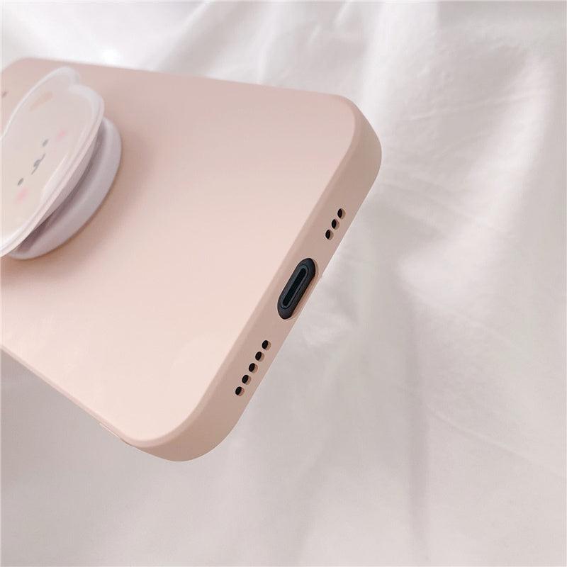 Mobile Phone Case Bear Stand Creative All - inclusive Camera Phone Case For iPhone 11, 12, 13 - MyMobile