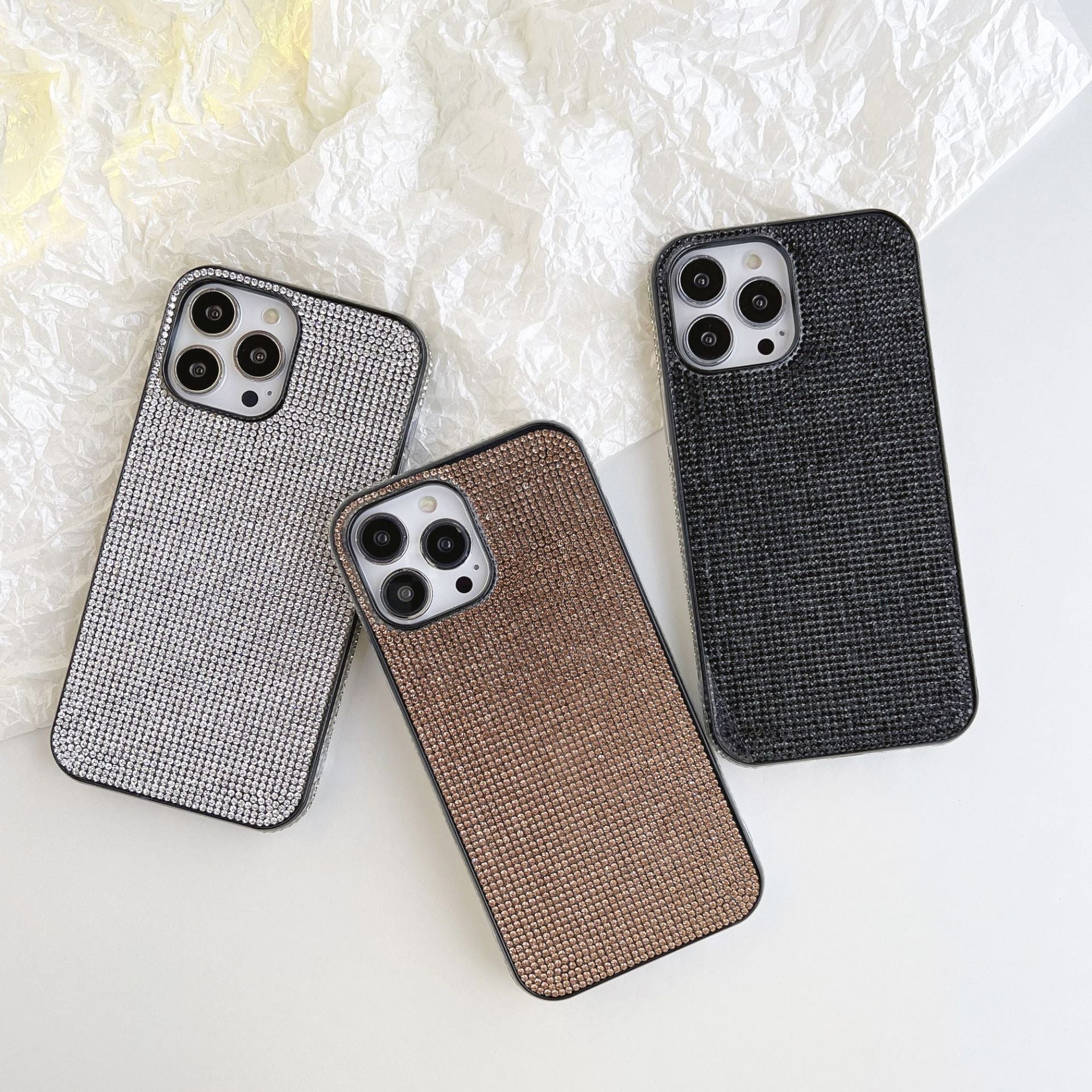 Mobile Phone Case Diamond - encrusted Anti - fall For iPhone 14 - MyMobile