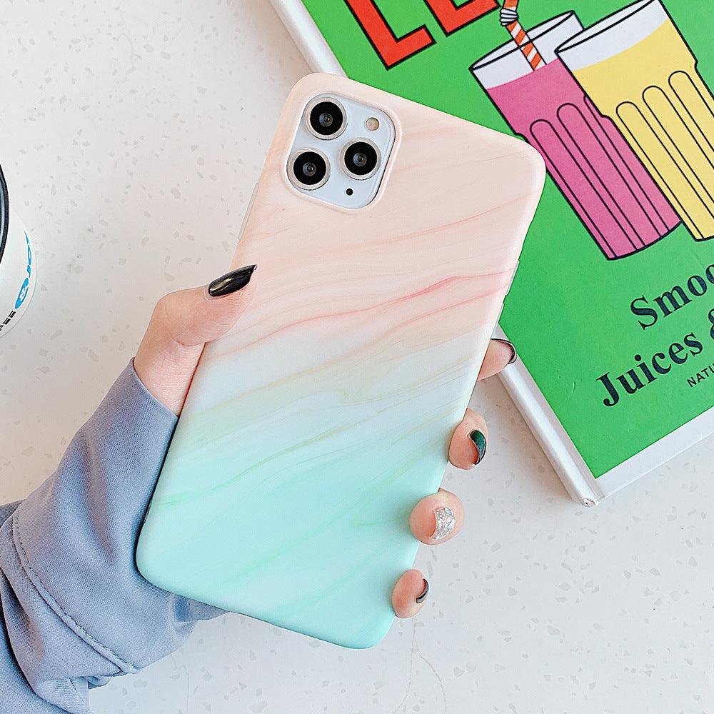 Mobile phone case gradient color marble For iPhone 11 - MyMobile