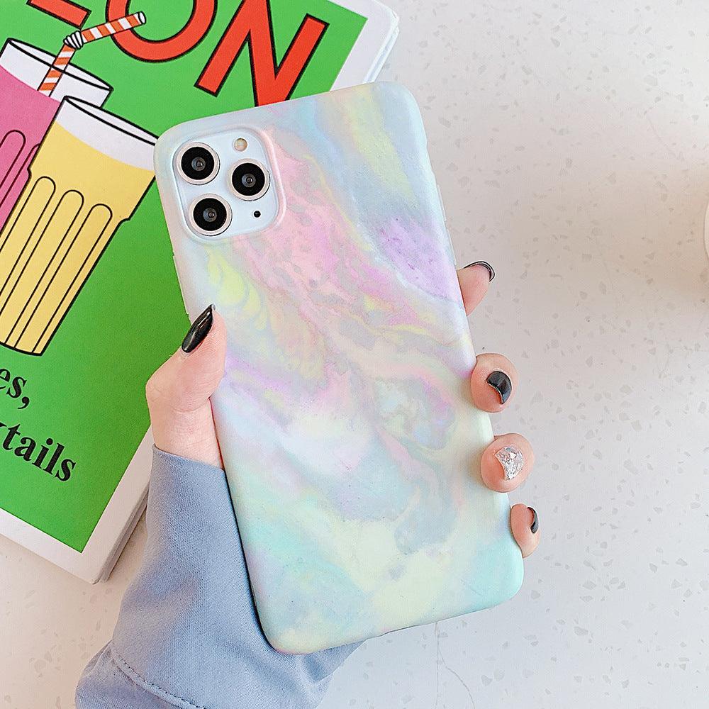 Mobile phone case gradient color marble For iPhone 11 - MyMobile