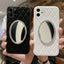 Mobile Phone Case Mirror Diamond Soft Leather - MyMobile