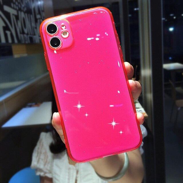 Mobile phone case with fluorescent powder - MyMobile