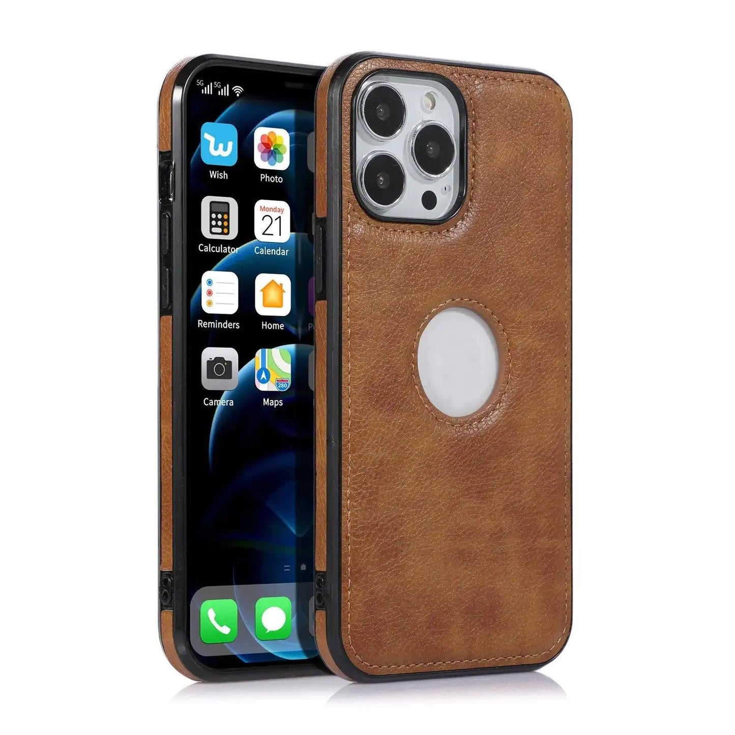 Mobile Phone Leather Fall Protection Case - MyMobile