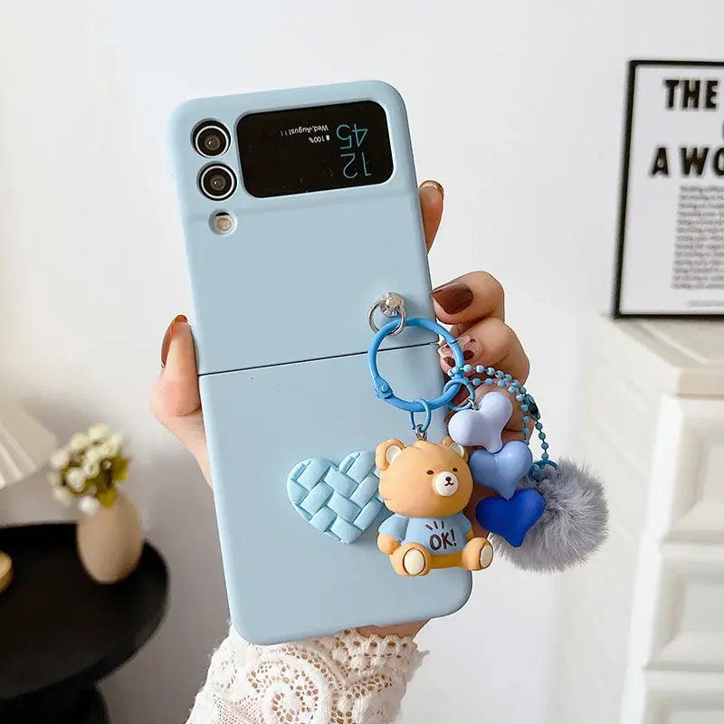 Mobile Phone Shell Doll Hair Ball Diamond Love - MyMobile