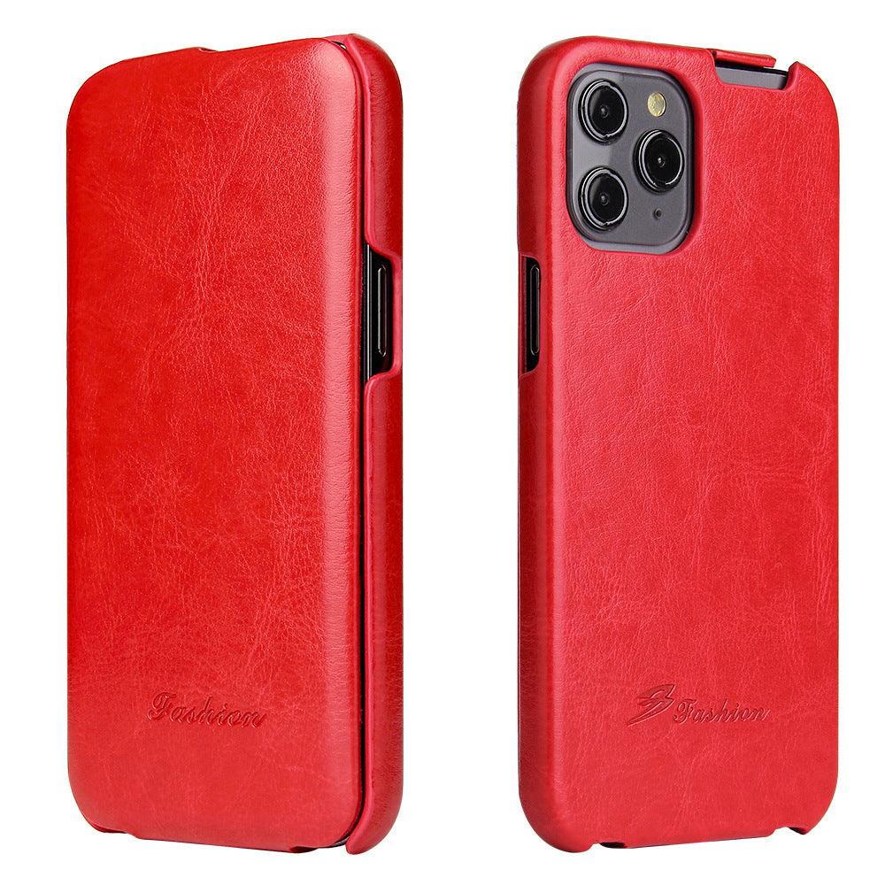 Mobile Phone Top And Bottom Flip Leather Case - MyMobile