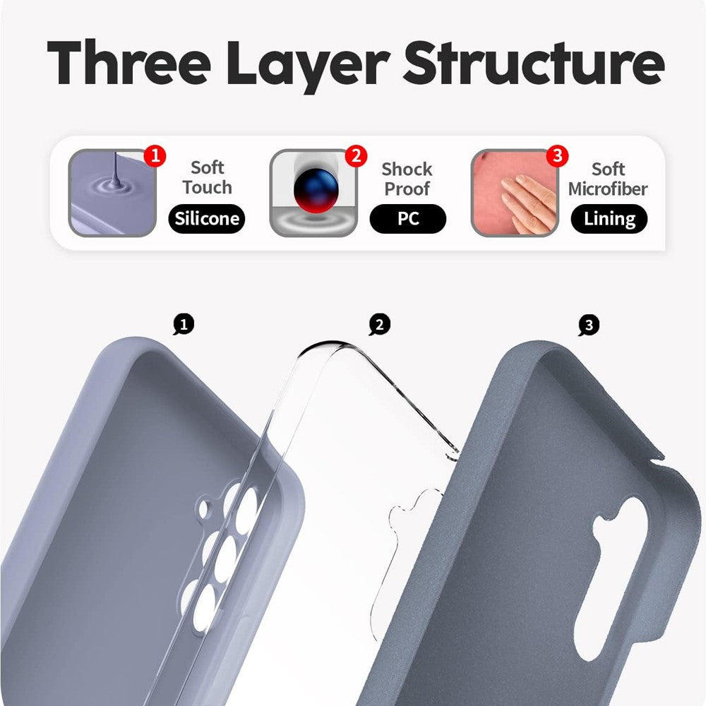 Mercury Silicone Case Cover for Samsung Galaxy A17 5G