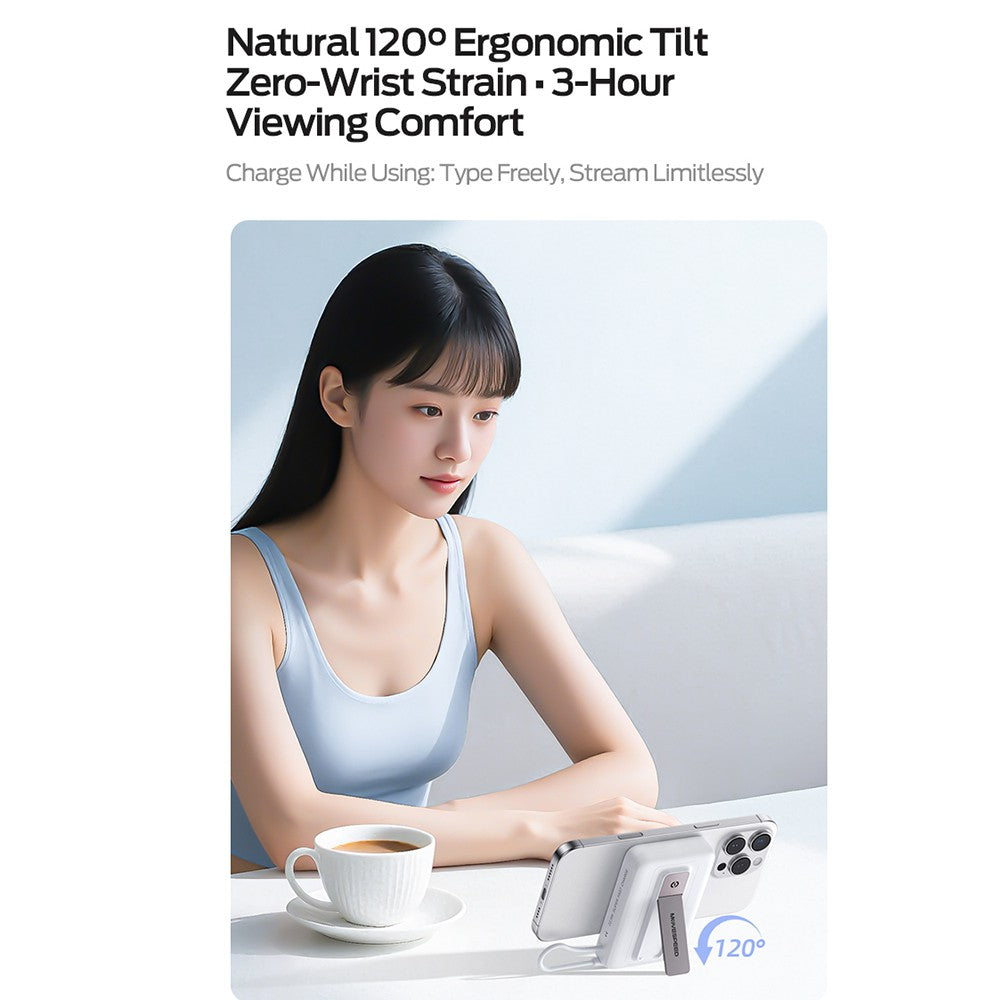 MOVE SPEED MSP16 Magnetic Wireless Charging Mobile Power Bank with Bracket 10,000mAh 22.5W (CCC Certified)